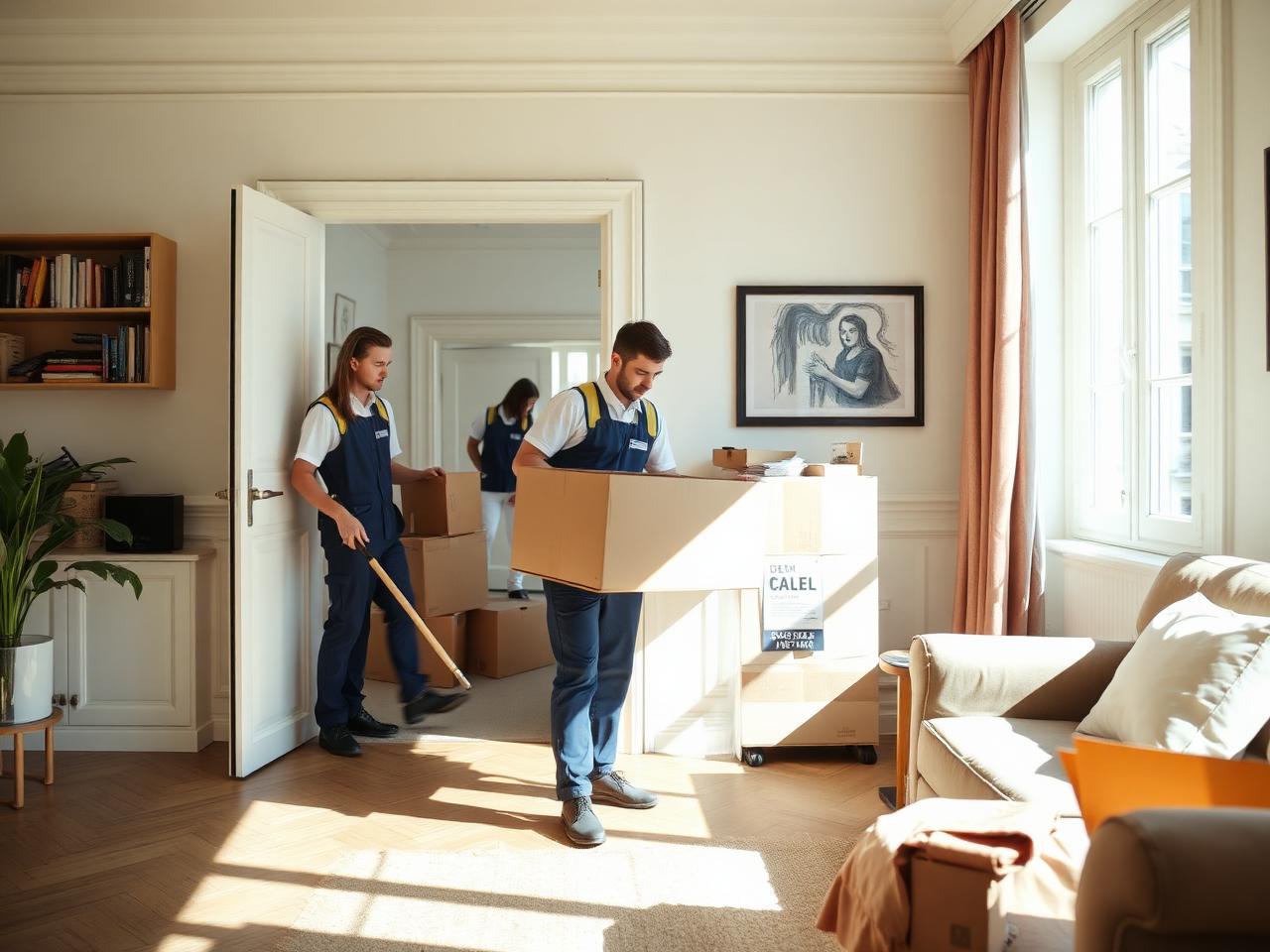 L'équipe Clear Débarras au travail